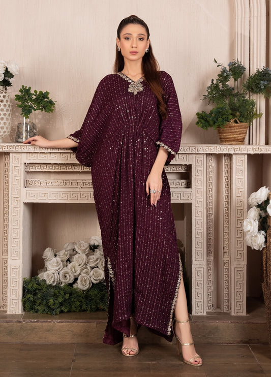 Kaftan Maroon designer