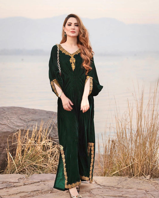 Nyla velvet kaftan